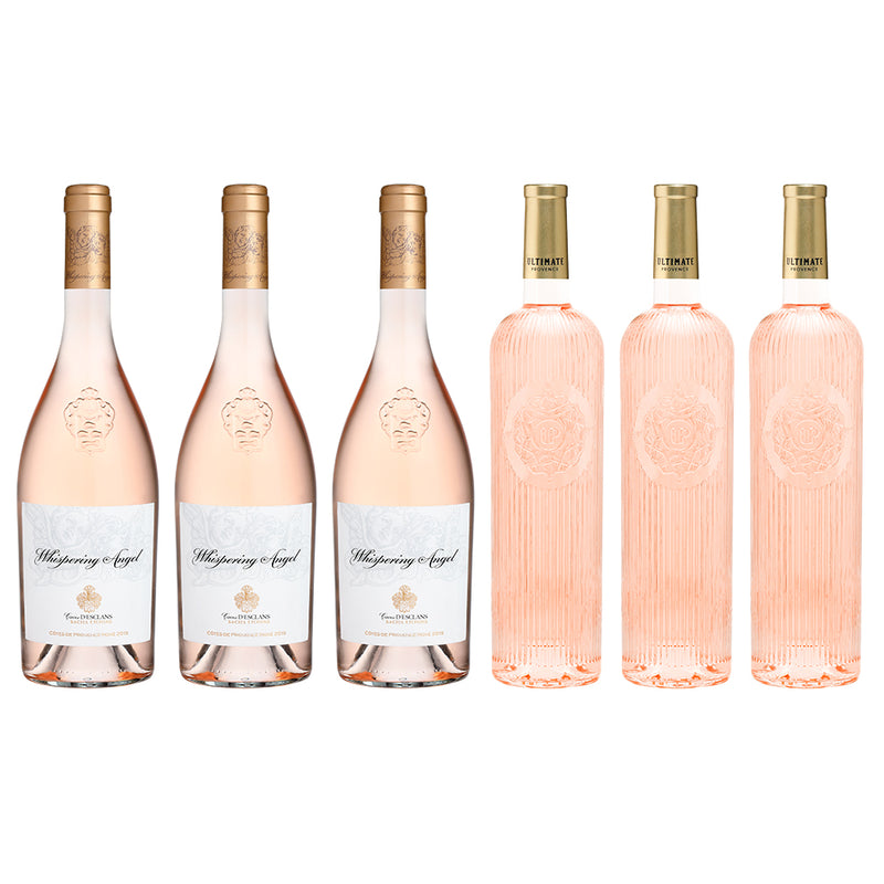 Perfectly pink party pack available to buy online including 3 whispering angel and 3 ultimate provence